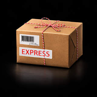 Parcel delivery at taxi speed