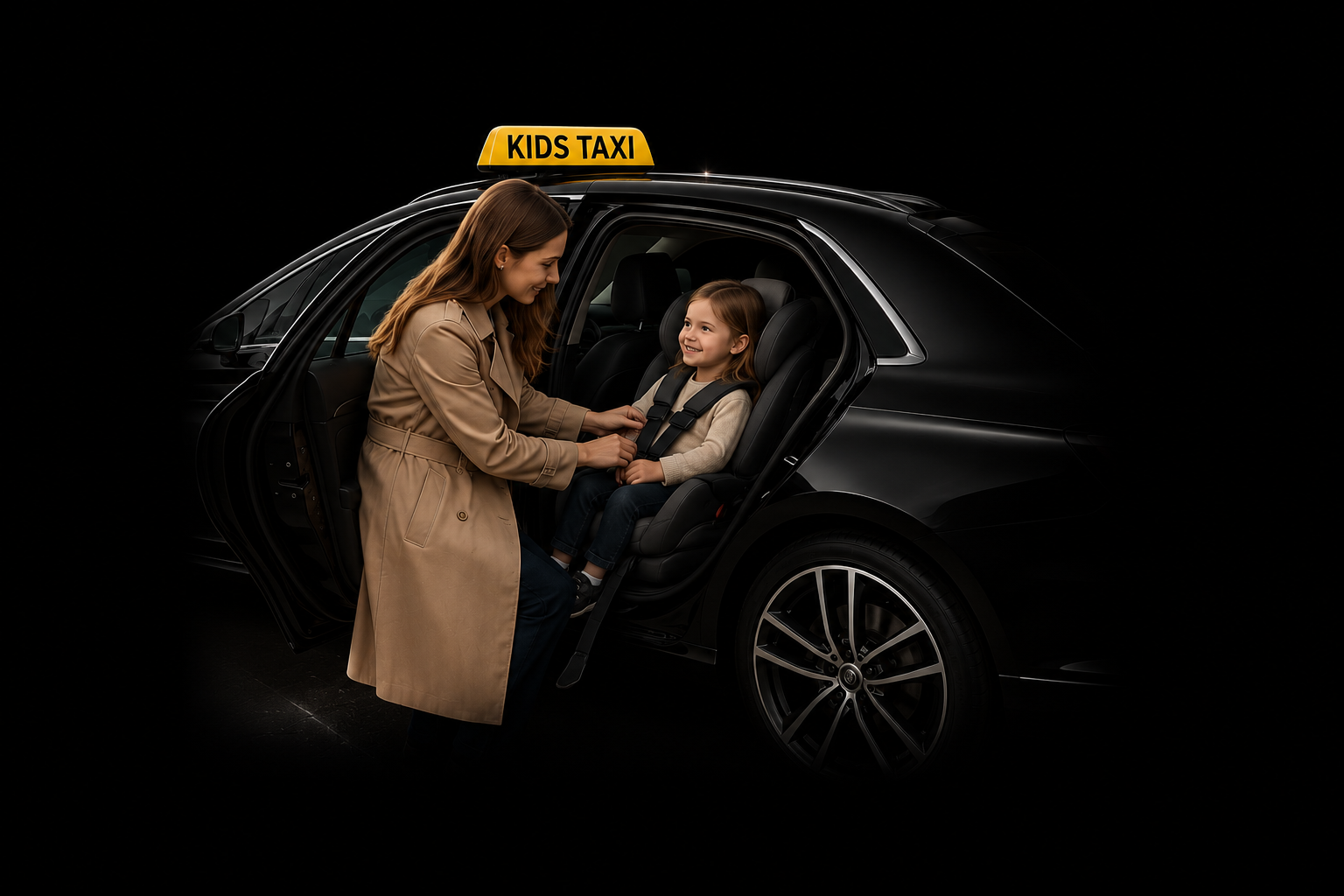 Kids taxi s dětskou sedačkou